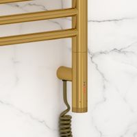 Полотенцесушитель электрический Сунержа Богема 3.1 прямая 500х300 МЭМ правый Золото 03-6005-5030 — фото 2, Электрические полотенцесушители