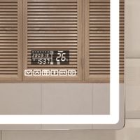 Зеркало с подсветкой VIGO Geometry Media voice 700 046 — фото 6, Зеркала в ванную комнату