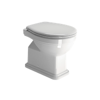 унитаз приставной CLASSIC фаянсовый белый арт-871011 — фото 1, Приставные унитазы