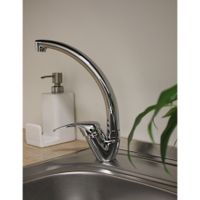 Смеситель Sazava кухонный с повороыным изливом 144 мм, арт-SA306.5/3 — фото 1, Смесители для кухни