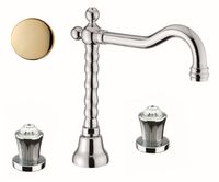 Смеситель для раковины Fiore VENERE SKY (SWAROVSKI®) , золото арт-13OO0637 — фото 1, Смесители для раковины