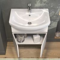 Товар: Тумба под раковину VIGO Wing 60 подвесная белый (tp.WIN.BAL.60.2D белый) - фото 4 Тумба под раковину VIGO Wing 60 подвесная белый (tp.WIN.BAL.60.2D белый) — фото 4, Тумбы под раковину