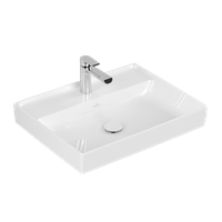 Товар: Раковина, Villeroy&Boch, Collaro, ширина, мм-600, глубина, мм-470, высота, мм-160, тип установки-подвесной, отверстия для смесителя-1 сквозное, 2 промаркированных, без перелива, материал-TitanCeram, вид грязеотталкивающего покрытия-CeramicPlus, цвет-альпийский белый арт-4A3361R1 - фото 1 Раковина, Villeroy&Boch, Collaro, ширина, мм-600, глубина, мм-470, высота, мм-160, тип установки-подвесной, отверстия для смесителя-1 сквозное, 2 промаркированных, без перелива, материал-TitanCeram, вид грязеотталкивающего покрытия-CeramicPlus, цвет-альпийский белый арт-4A3361R1 — фото 1, Раковины подвесные