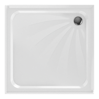 Душевой поддон ALEX BAITLER квадратный белый арт-AB10017H-2 — фото 1, Акриловые душевые поддоны