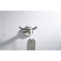 Крючок двойной Timo Saona 13012/13 никель — фото 3, Крючки для полотенец