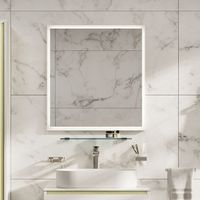 Зеркало Allen Brau Activity 80 платина матовый арт-1.340027.PGM — фото 3, Зеркала в ванную комнату