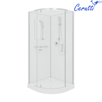 Кабина KORRA90T душевая Ceruttispa (90x90x205) — фото 2, Душевые кабины