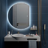 Зеркало с LED-подсветкой MOON (100*120) /AQUA DE MARCO Moon100/120 — фото 7, Зеркала в ванную комнату