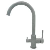 NAPOLI Смеситель д/кухни совмещенный с краном для питьевой воды, темно-серый камень арт-32664 — фото 2, Смесители для кухни