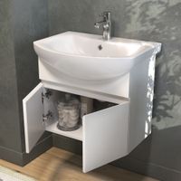 Товар: Тумба под раковину VIGO Wing 60 подвесная белый (tp.WIN.BAL.60.2D белый) - фото 3 Тумба под раковину VIGO Wing 60 подвесная белый (tp.WIN.BAL.60.2D белый) — фото 3, Тумбы под раковину