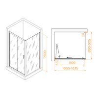 Душевой уголок RGW PA-142 (PA-21+Z-050-5) 1000x900 060814209-11 — фото 6, Душевые уголки
