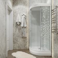 ДК Мозаика 100*100 А (7 мест+сифон D90мм) арт-Щ0000061828 — фото 3, Душевые кабины