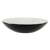 ARENA Раковина накладная круглая D46 см, белая/черная, ГЛЯНЦЕВАЯ арт-31567 — фото 2, Раковины накладные