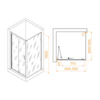 Душевой уголок RGW PA-132 (PA-21+Z-050-5) 900x900 060813299-11 — фото 5, Прямоугольные душевые уголки