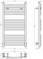 Полотенцесушитель водяной Сунержа Аркус 800х400 Шампань арт-020-0251-8040 — фото 2, Водяные полотенцесушители