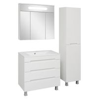 Тумба напольная с умывальником OLIVIA 80 /3 ящ/ AQUA DE MARCO 5080COLI/F/3 — фото 8, Тумбы с раковиной