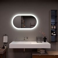 Товар: Зеркало с LED-подсветкой FLY (105*60) /AQUA DE MARCO Fly105/60 - фото 2 Зеркало с LED-подсветкой FLY (105*60) /AQUA DE MARCO Fly105/60 — фото 2, Зеркала в ванную комнату