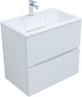 Тумба с раковиной Aquanet Джейн 70 цв.белый матовый (раковина Фортуна) арт-00332530 — фото 1, Тумбы с раковиной