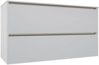 Тумба под раковину Allen Brau Activity 120 белый матовый/черный браш арт-1.34007.WM — фото 1, Тумбы под раковину