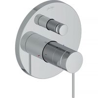 Смеситель для душа Jacob Delafon Metro внешняя часть, на 2 потребителя, хром арт-E78021-4A-CP — фото 1, Встраиваемые смесители для душа