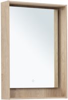 Зеркало Aquanet Милан 60 дуб светлый 00336403 — фото 1, Зеркала в ванную комнату