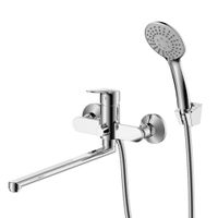 Смеситель для ванны с длинным изливом TIS, TIS21-320 — фото 2, Смеситель для ванны