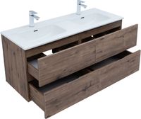 Тумба с раковиной Aquanet Алвита new 60 2 ящ. цв.дуб веллингтон табак арт-00335685 — фото 15, Тумбы с раковиной