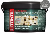 Затирка эпоксидная Litokol STARLIKE Defender EVO S.120 GRIGIO PIOMBO 485580002 — фото 1, Затирка для плитки