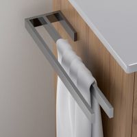 Полотенцедержатель двойной Timo Petruma никель арт-15252/13 — фото 1, Полотенцедержатели