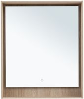 Товар: Зеркало Aquanet Милан 70 дуб светлый 00336404 - фото 2 Зеркало Aquanet Милан 70 дуб светлый 00336404 — фото 2, Зеркала в ванную комнату