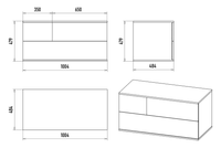 Тумба под раковину арт-П-Кол-01100-074ПП — фото 7, Тумбы под раковину