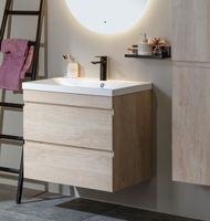 Тумба под раковину Aquanet Нота New 100 дуб светлый арт-00334200 — фото 15, Тумбы под раковину