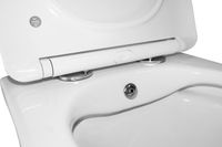 Товар: Унитаз подвесной Azario Hugo 350х480х363 c функцией биде, безободковый, с быстросъемным сиденьем микролифт арт-AZ-10007 - фото 6 Унитаз подвесной Azario Hugo 350х480х363 c функцией биде, безободковый, с быстросъемным сиденьем микролифт арт-AZ-10007 — фото 6, Подвесные унитазы