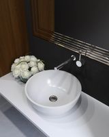 Раковина MOON Nano Concrete 43 Х 43 2.02.001.44.4 — фото 1, Раковины накладные