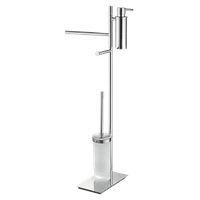 Товар: Стойка COLOMBO DESIGN SQUARE B9918 напольная с полотенцедержателем с дозатором с держателем туалетной бумаги и с ершиком цвет хром - фото 3 Стойка COLOMBO DESIGN SQUARE B9918 напольная с полотенцедержателем с дозатором с держателем туалетной бумаги и с ершиком цвет хром — фото 3, Ершики для унитаза