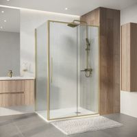 Товар: Душевое ограждение Niagara Nova NG-44-11ASG-A100SG-34 (110х100х195) прямоугольник,раздвижная,золото сатин,стекло прозрачное,2 места - фото 3 Душевое ограждение Niagara Nova NG-44-11ASG-A100SG-34 (110х100х195) прямоугольник,раздвижная,золото сатин,стекло прозрачное,2 места — фото 3, Прямоугольные душевые уголки