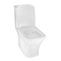 Унитаз-компакт Azario Kashmir 340х650х770 напольный, безободковый, в комплекте с быстросъемным сиденьем микролифт арт-AZ-9143S — фото 2, Напольные унитазы