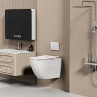 Товар: Унитаз ABBER Ultra AC1301 подвесной белый с ультратонким ободком - фото 3 Унитаз ABBER Ultra AC1301 подвесной белый с ультратонким ободком — фото 3, Подвесные унитазы