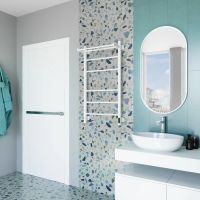 Полотенцесушитель электрический Grota Alto 530х1000 белый Alto 530х1000 RAL9016 EL — фото 4, Электрические полотенцесушители