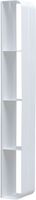 Полка Aquanet Магнум H 15x100 белая матовая, вертикальная арт-00326460 — фото 1, Полки для ванной и душа