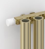 Отопительный радиатор Сунержа Кумир-0 EU50 левый 500х260 4 секции Шампань арт-020-0350-5004 — фото 1, Радиаторы отопления