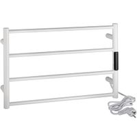 Электрический полотенцесушитель мини 560x370x90 мм, 63W, нержавеющая сталь, белый 704151084 — фото 1, Электрические полотенцесушители