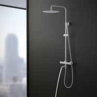 Душевая система с термостатом Timo Saona SX-2380/16 белый матовый — фото 4, Душевые системы