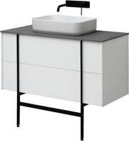 Тумба под раковину Allen Brau Reality 100 1.32007.WM подвесная Белая матовая — фото 50, Тумбы под раковину