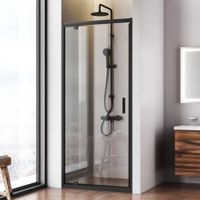 Товар: Gem дверь душевая распашн 90x195,черный, стекло прозрачн арт-W90G-90-1P-BT - фото 1 Gem дверь душевая распашн 90x195,черный, стекло прозрачн арт-W90G-90-1P-BT — фото 1, Распашные душевые двери