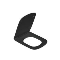 Сиденье для унитаза Grossman GR-4440BMS тонкое,черное матовое,1 место арт-49GR40BMS — фото 1, Сиденья для унитаза