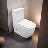 Унитаз-моноблок Azario Velluto, торнадо, с сиденьем микролифт 650*370*775 арт-AZ-6281 — фото 13, Напольные унитазы