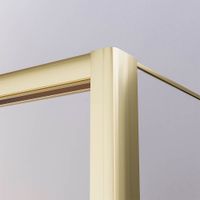 Душевой угол раздвижной Veconi Premium Ptato 300 SP G-L, 1300х1000x2000, золото брашированный, стекло прозрачное PR3/L-SP-130100-01-G-C4 — фото 4, Душевые уголки