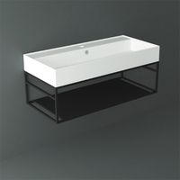 Металлическая структура SIMAS AGILE настенная цвет черный матовый AGSS101 — фото 2, Консоли для раковины