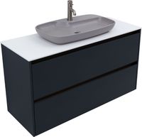 Тумба под раковину Allen Brau Activity 120 1.34015.AM антрацит матовый/олива браш — фото 4, Тумбы под раковину